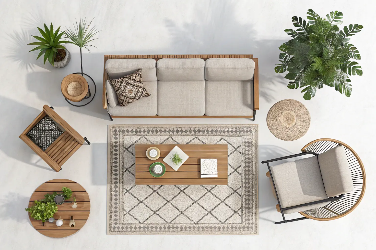 Flat Lay Rendering